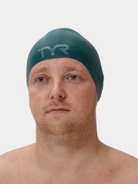 Шапочка для плавания Wrinkle-Free Silicone Adult Swim Cap xarid qilish