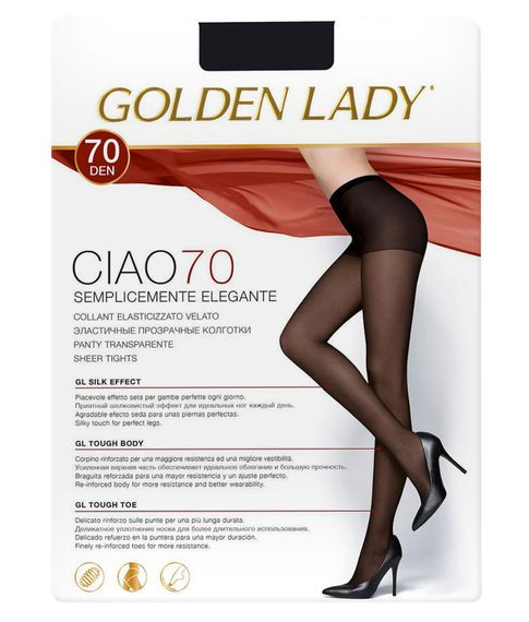 Колготки Golden Lady Ciao Nero (черный), 70 den xarid qilish