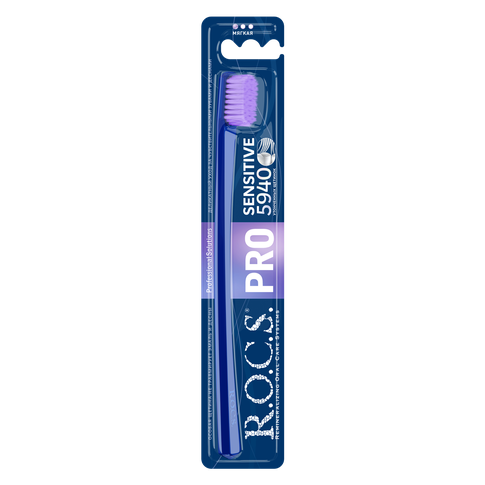 Купить Зубная щетка "R.O.C.S. PRO SENSITIVE" мягкая
