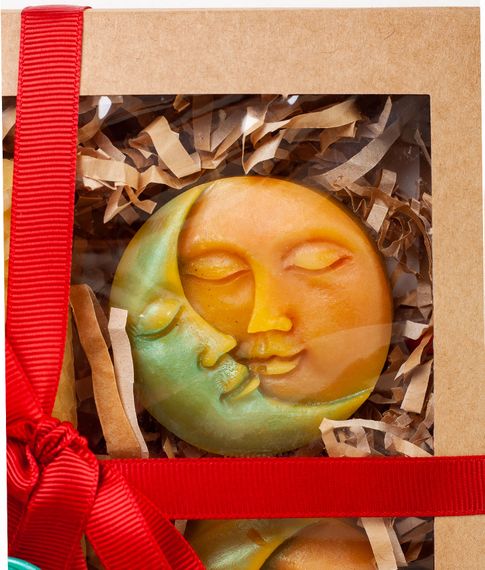 Подарочный набор свечей "Солнце и луна"