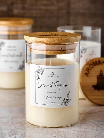 Купить Свеча в банке Caramel Popcorn, 250мл