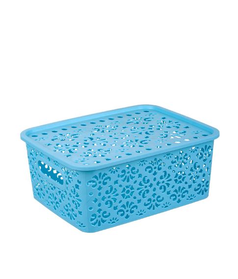 Корзина для хранения с крышкой No brand