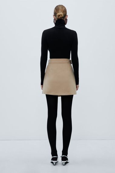 Юбка с поясом ZARA