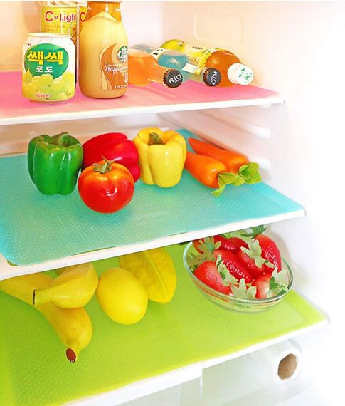 Набор ковриков для полок в холодильнике No Brand