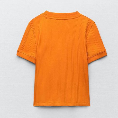 Футболка в рубчик Zara