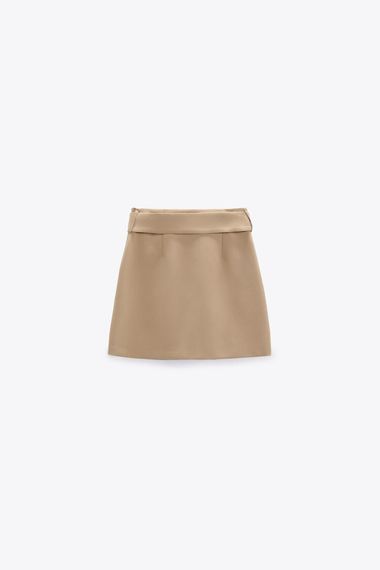 Юбка с поясом ZARA