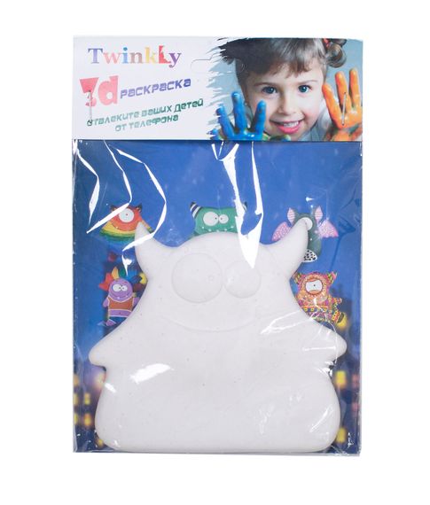 3D раскраска Twinkly монстрик Жора