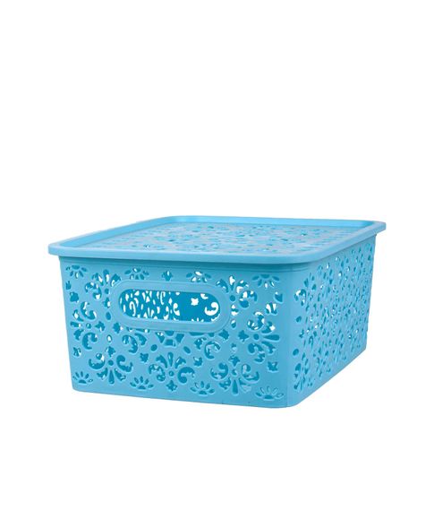 Корзина для хранения с крышкой No brand