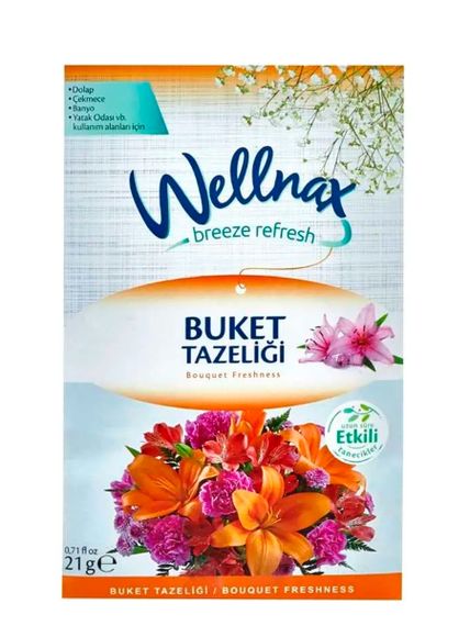 Купить Освежитель для шкафчика WELLNAX ( Букет ) 21g