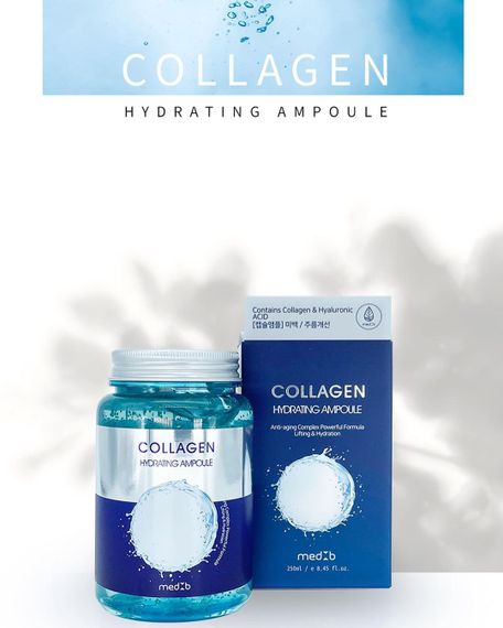 Купить Капсульная Ампула с коллагеном Med B Collagen Hydrating Ampoule, 250 мл