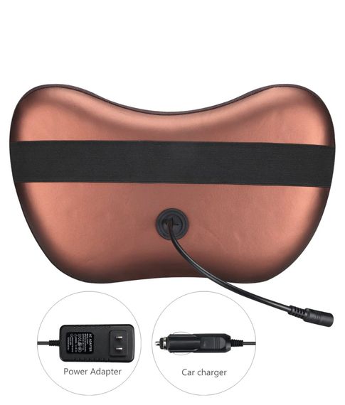 Массажная подушка для спины и шеи с подогревом