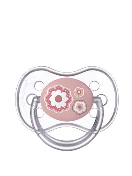 Купить Пустышка силиконовая симметричная Newborn baby c колпачком (0-6м)/CANPOL Babies/Польша (22/580)