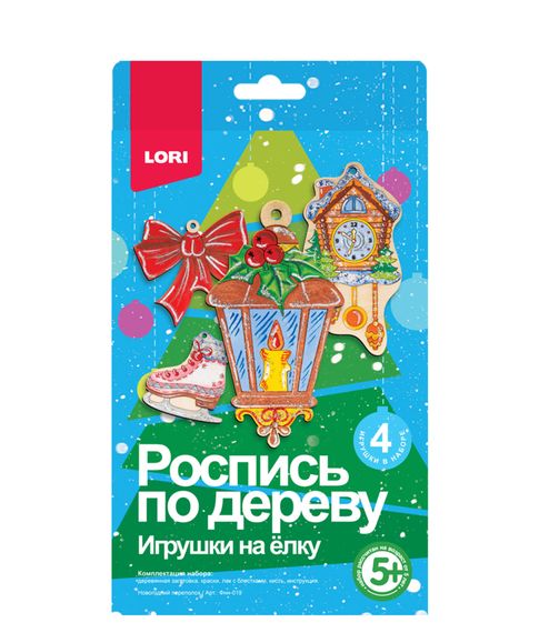 Купить Роспись по дереву.Игрушки на ёлку "Весёлый праздник"