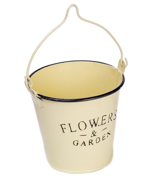 Декоративное жестяное кашпо Flowers&Garden