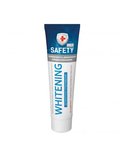 Паста зубная Safety Med Whitening, 100мл