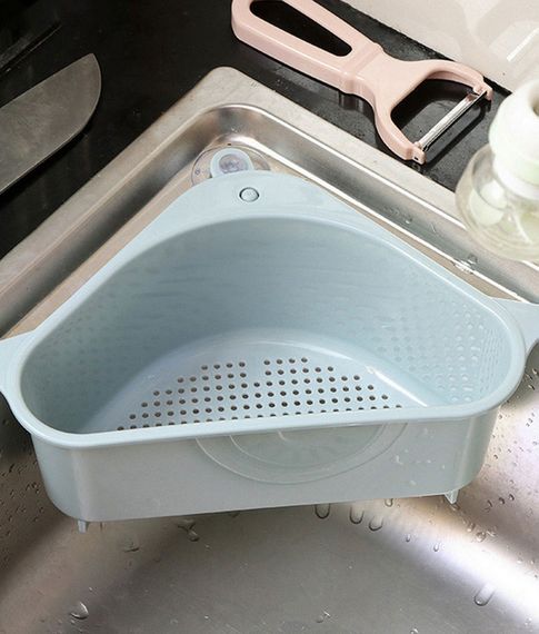 Органайзер-дуршлаг для раковины на присоске No brand