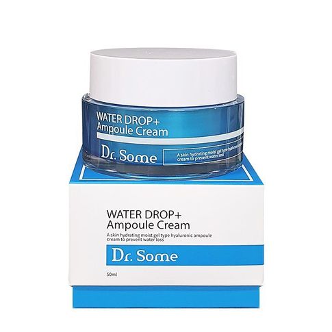 Гиалуроновый ампульный крем для увлажнения и питания кожи лица Dr. Some Water Drop+ Ampoule Cream, 50 мл