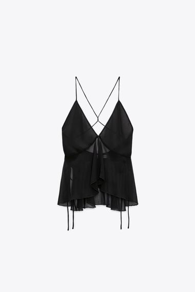 Комплект топ с накидкой ZARA