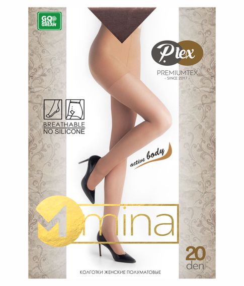 Купить Колготки полуматовые "MINA"20 den, Visone
