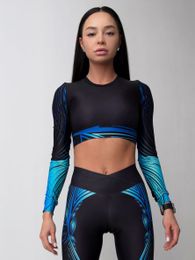 Купить Лонгслив MANSEN Ethnic Blue