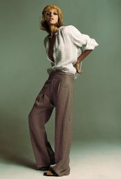 Купить Блуза из рельефного льна ZARA