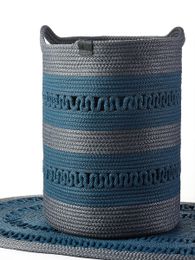 Купить Комплект плетеной корзины и ковра