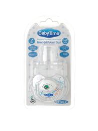 Ортодонтическая пустышка с крышкой №2 BabyTime xarid qilish