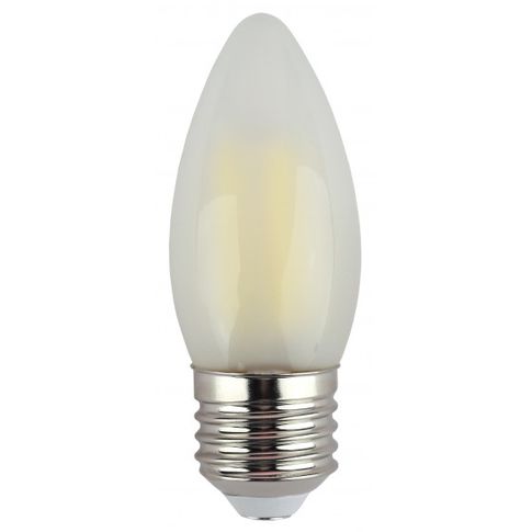 Лампочка светодиодная ЭРА F-LED F-LED B35-9w-840-E27 frost Е27 / Е27 9Вт филамент свеча матовая нейтральный белый свет