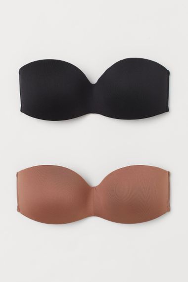 Комплект бюстгальтеров черный/карамель H&M xarid qilish