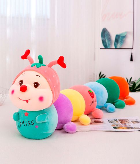 Мягкая игрушка - подушка Гусеница, 105 см