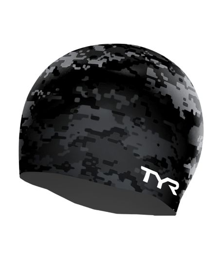 Купить Шапочка для плавания TYR Adult Silicone Swim Cap - Digi Camo