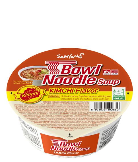 Лапша быстрого приготовления в чашке  Samyang  со вкусом кимчи, 56 гр