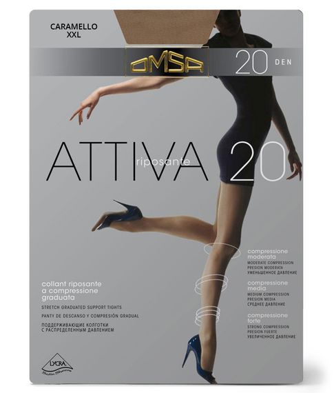 Купить Колготки Attiva 20 Den Caramello OMSA