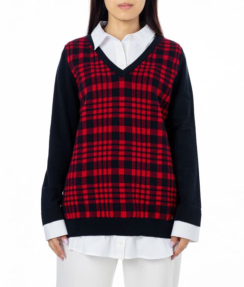 Купить Пуловер-обманка Tommy Hilfiger