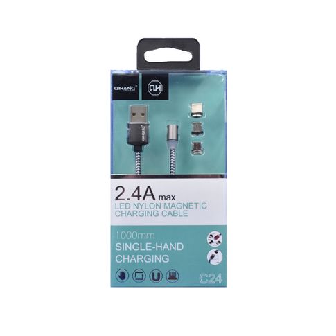 Зарядный кабель QIHANG C24 3в1 micro/typc/lighthing