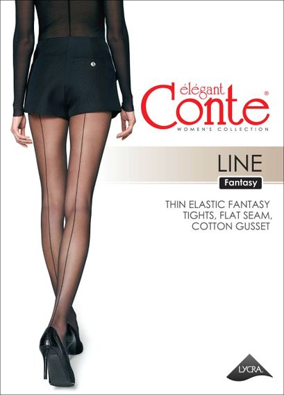 Купить CONTE LINE Колготки Fantasy c имитацией шва