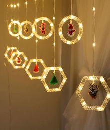 Купить Рождественская гирлянда-занавеска