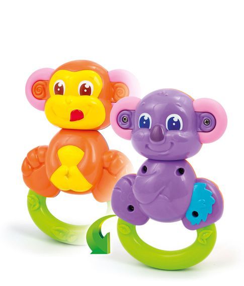 Погремушка-прорезыватель обезьянка Clementoni