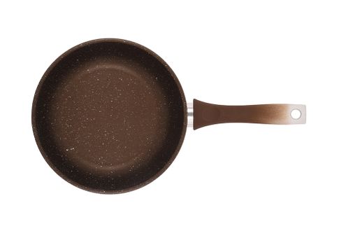 Сковорода 240/60мм с ручкой АП (кофейный мрамор)