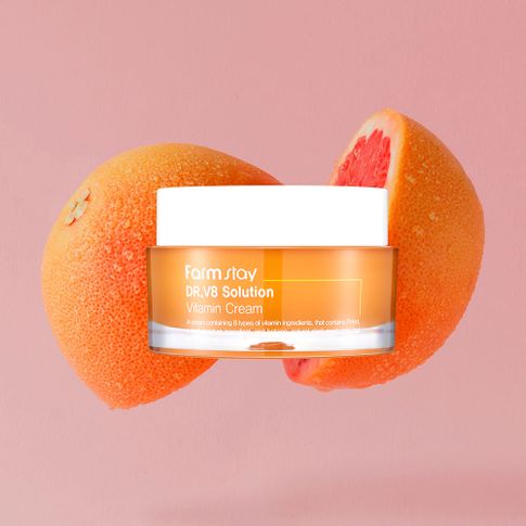 Витаминный крем для лица Farm Stay Dr.V8 Solution Vitamin Cream xarid qilish