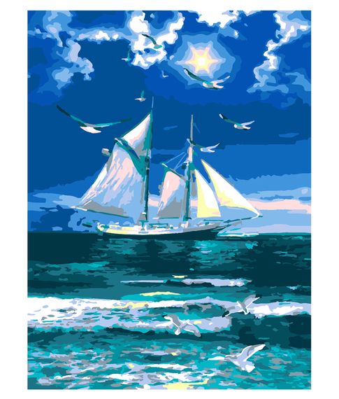 Картина раскраска по номерам Lori