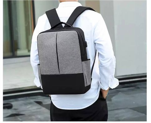 Бизнес рюкзак с USB + 2 сумки(сумка-почтальона и кошелёк)