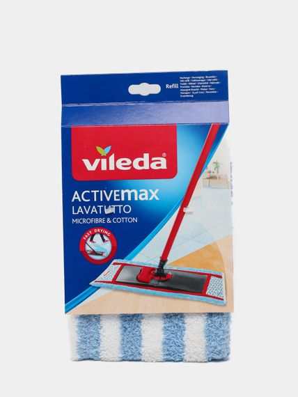 Купить Тряпка-насадка для швабр Vileda ActiveMax, плоская (141001)