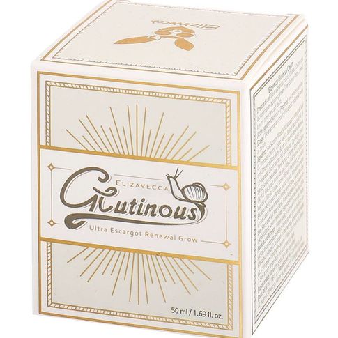  Антивозрастной крем для лица с муцином улитки Elizavecca Glutinous Cream,50ml