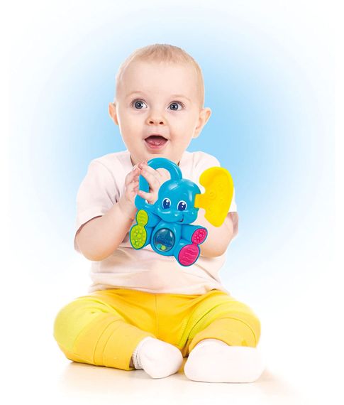 Погремушка-прорезыватель слоненок Clementoni