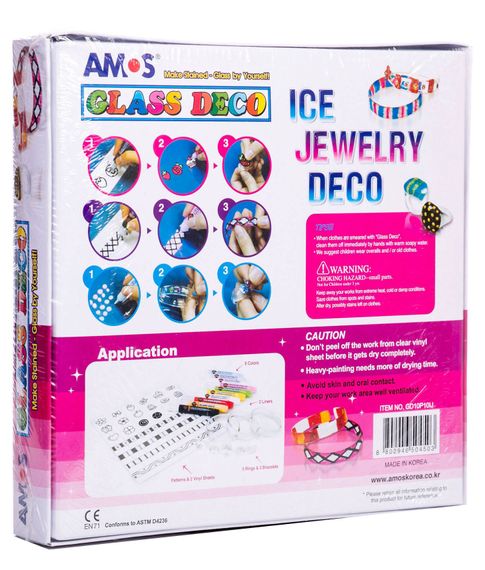 Набор для детского творчества Amos Glass Deco Jewelry