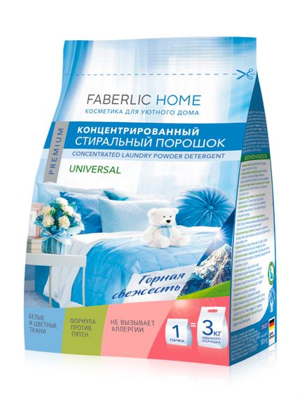 Купить Концентрированный стиральный порошок универсальный Faberlic