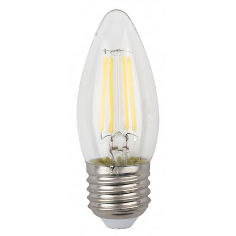 Лампочка светодиодная ЭРА F-LED F-LED B35-7W-827-E27 Е27 / Е27 7Вт филамент свеча теплый белый свет