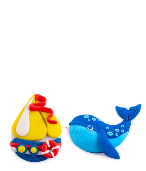 Полимерная глина. Брелоки "Морское путешествие" LORI