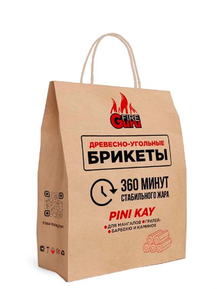 Купить Древесно-угольные брикеты 2кг